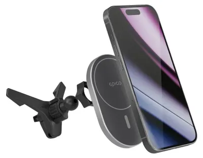 Obrázek produktu pro Epico Ellipse Wireless Car Charger - MagSafe compatible - Vesmírně šedá