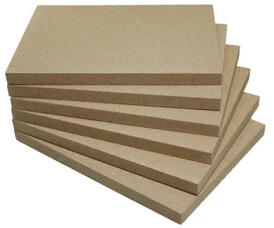 Obrázek produktu pro Vermikulitová deska, tloušťka 25 mm, pro kamna (500 x 300 mm, sada 7 kusů)