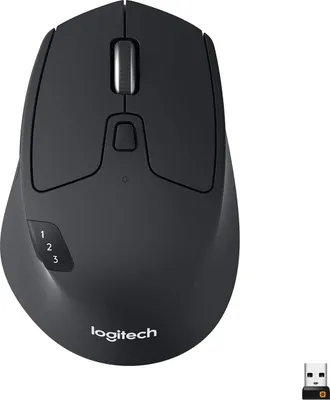 Productafbeelding van Logitech M720 muis, Triathlon, draadloos, Unifying-technologie, Bluetooth, zwart