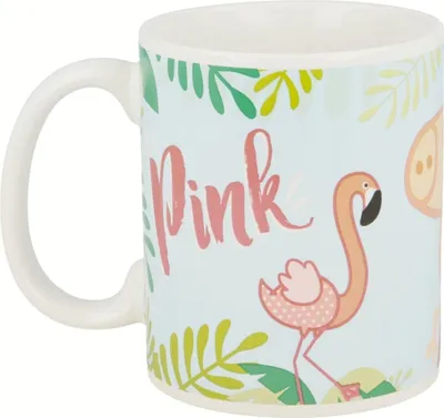Obrázek produktu pro Hrnek Peppa Pig 325ml Keramický hrnek Pink Flamingo v dárkové sadě