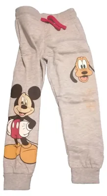 Produktbild von Mickey Mouse & Pluto Freizeithose für Kinder | Graue Jogginghose | Disney Style ,98