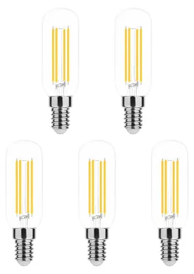 Productafbeelding van Modee LED Buislamp T25 E14 Helder - 3.5W 350lm 2700K - Warmwit - Vervangt 32W - 5 stuks