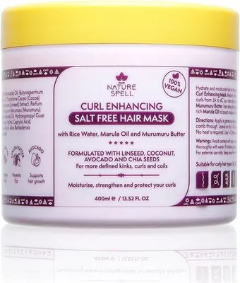Produktbild von NATURE SPELL Lockenverstärkende Maske 400 ml