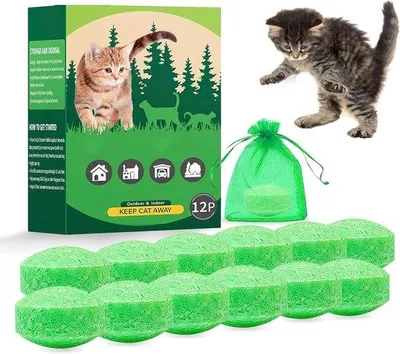 Produktbild von Outdoor Katzenunterbrechung - Naturschnäppchen - 12 Stk Vliesbeutel - Effektiver Terror für Garten, Balkon und Außen - Pepp