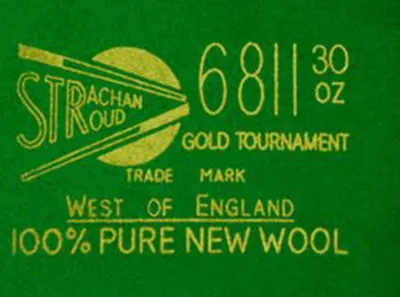 Produktbild von Strachan - Snookertuch West of England - 6811 Tournament Gold