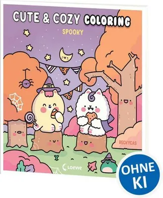 Produktbild von Cute & Cozy Coloring - Spooky