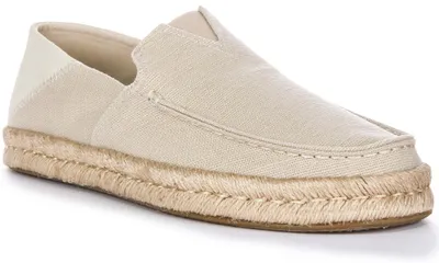 Produktbild von Toms Alonso Rope Loafer Herren Espadrilles mit Bast Beige (Fog Heritage), 10020861