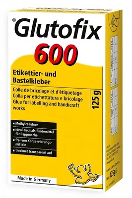Produktbild von Glutofix 600 Etikettier- und Bastelkleber, 125 g
