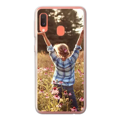 Produktbild von MuchoWow® Handyhülle Schutzhülle Hülle für Samsung Galaxy A20e Frau - Blumen - Frühling Silikon Softcase Handy Hülle - Abdeckung
