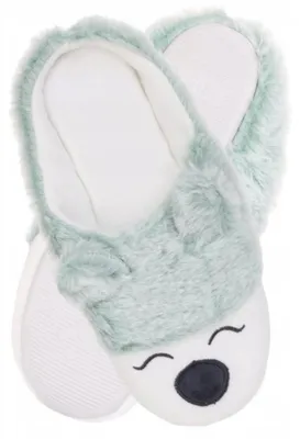 Produktbild von Hausschuhe Damen Grün - gemütliche Hausschuhe 38-39 - flauschige Pantoffeln - Hausschuhe - warme Hausschuhe