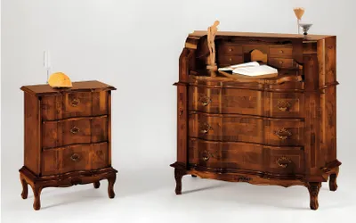 Produktbild von Kommode Holz Italienische Stil Möbel Luxus Kommoden Stil Barock Antik Stil Neu