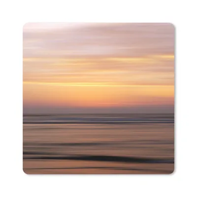 Produktbild von MuchoWow® Mauspad Mousepad Sonnenuntergang am Meer 20x20 cm - Mousepads - Maus Mat - Pad - Mausunterlage - Desk Mat - Bureauartikeln