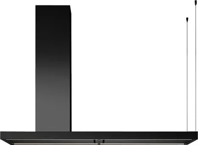 Image de Hotte aspirante îlot Falmec 175 cm évacuation / recyclage Design Elle CEQI75.E0P2#ZZZH490F noir