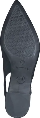 Produktbild von Tamaris Damen Pumps Leder Slingback Blockabsatz spitze Form 1-29500-42, Größe:39 EU, Farbe:Schwarz