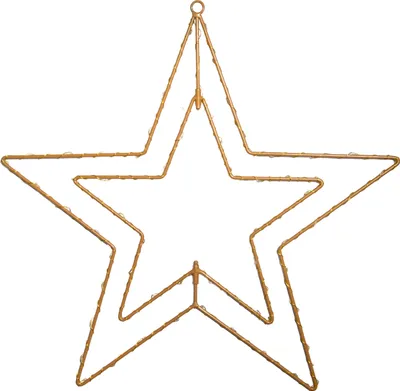 Produktbild von Näve Leuchten LED Weihnachtsartikel STERN mit LED Platine LED Weihnachtsartikel STERN mit LED Platine LED Outdoor Weihnachtsleuchte "Stern" Ø: 40 cm, Weihnachtsdeko im Landhaus Stil, aus Metall und Kunststoff in warmweiß, 40 cm hoch, Ø 40 cm, mit LED Platine – für Innenräume – Netzbetrieb