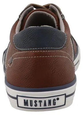 Produktbild von Mustang Herren Sneaker aus pflegeleichtem perforiertem Polyurethan26M0151001, Größe:43 EU, Farbe:Braun