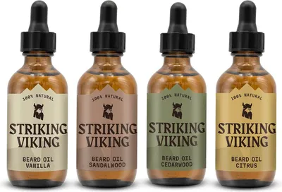 Immagine prodotto di Assortimento di oli per barba - Set da 4