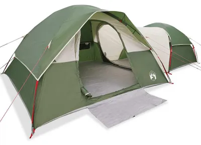 Produktbild von vidaXL Campingzelt 5 Personen Grün Wasserdicht