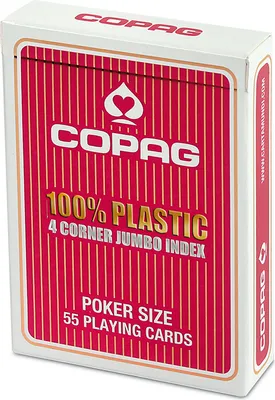 Produktbild von Copag - Plastik-Poker Jumbo Face 4 Pips
