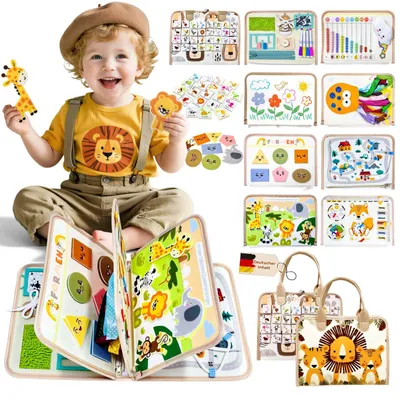 Produktbild von Motorikbrett Spielbrett Aktivitätsbrett für Kinder - 1 Stück