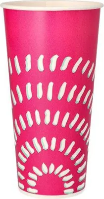 Produktbild von Papstar Pappbecher für Kaltgetränke, 0,5 l pink, 20 x 50 Stück