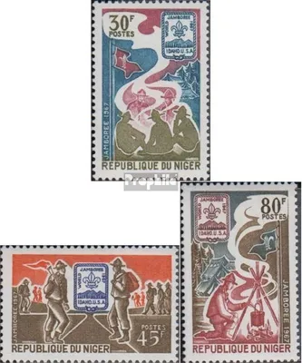 Produktbild von Briefmarken Niger 1967 Mi 160-162 (kompl.Ausg.) postfrisch Weltpfadfindertreffen