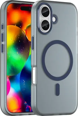 Produktbild von Mobigear Shockproof iPhone 17 MagSafe Hülle Hardcase Backcover - Dunkelblau