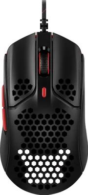 Zdjęcie produktu dla Pulsefire Haste – mysz do gier (czarno-czerwona), Oburęczny, Optyczny, USB Typu-A, 16000 DPI, Czarny, Czerwony