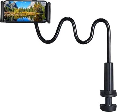 Immagine prodotto di Supporto flessibile per telefono con collo d'oca e braccio girevole a 360° per iPhone - Supporto regolabile per smartphone da 4 a 6,5 pollici
