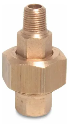 Immagine prodotto di Raccordo Ottone 2 Pollici, Filettato Conico