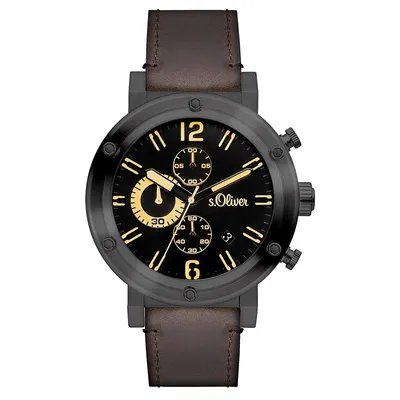 Produktbild von s.Oliver Herren Uhr Armbanduhr SO-3096-LC