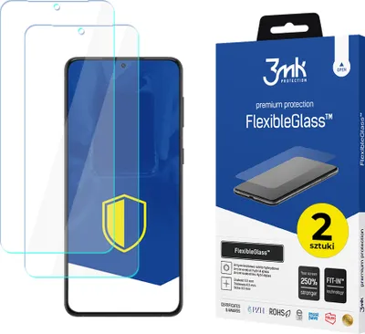 Produktbild von (2 Stück) 3mk Display Hybridglas FlexibleGlass für Samsung Galaxy S24 0,3mm 7H