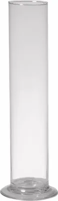 Produktbild von INNA-Glas Einzelblumenvase ABIRAMY aus Glas, Standfuß, klar 30cm, Ø6cm - Stielblumenvase