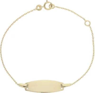 Produktbild von Gravur Armband Gold 585 Kinder JL10-03-3541 JuwelmaLux 14 cm