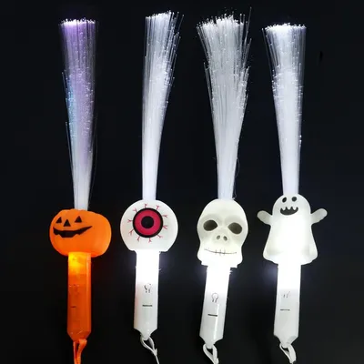 Produktbild von Halloween-Lichterketten – Set mit 4 – LED-Halloween-Lampen für Kinder