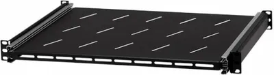 Produktbild von Stalflex Półka Serwerowa Wysuwana Rack 19" 1U 350 Mm Czarna - Do Szaf Serwerowych