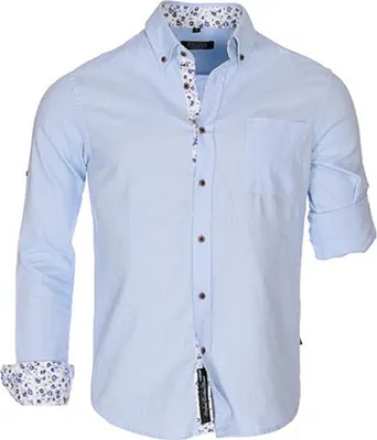 Produktbild von Brandneu Designer Leinen-Hemd CARISMA 3 Farben uni CRM8236 Hellblau 3XL