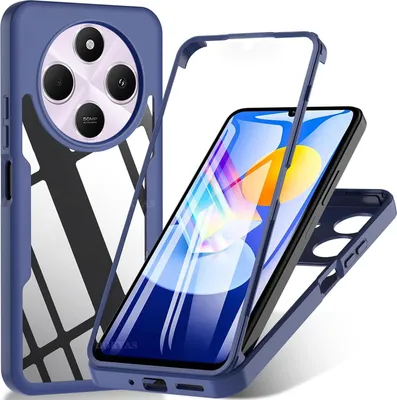 Obrázok produktu pre Pre Xiaomi Redmi 14C Full Cover Akrylové hybridné TPU puzdro Dark Blue