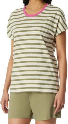 Produktbild von Schiesser Damen Schlafanzug kurz Gr. 36 wonder white heather