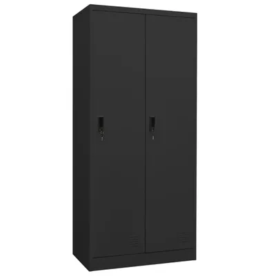 Produktbild von Kleiderschrank Anthrazit 80x50x180 cm Stahl , Kleiderschränke Design 2024