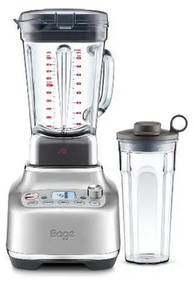 Produktbild von Sage the Super Q, Tischplatten-Mixer, 2 l, Pulsfunktion, Eis-Crusher, 2400 W, Schwarz, Edelstahl