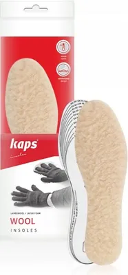Produktbild von Wärmende Schuheinlagen Kaps Wolle - Zuschneidbar