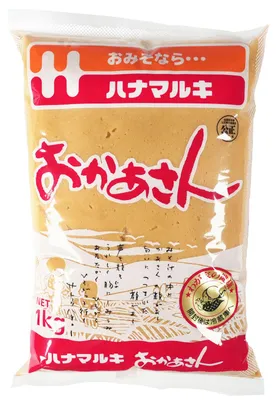 Produktbild von Hanamaruki Okasan Miso Paste hell 1kg