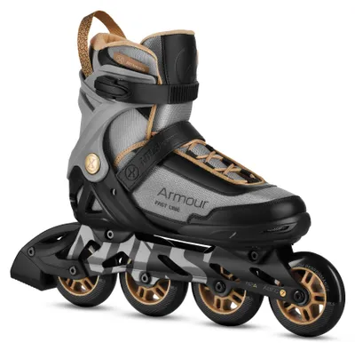 Image de Rollers NILS EXTREME ARMOUR NA22151, taille 45, roulements ABEC-7, châssis en aluminium avec frein