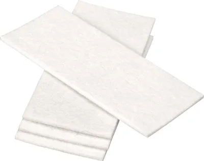 Produktbild von Adsamm® | 4 x selbstklebende Filzplatte | 80x180 mm | Weiß | rechteckig | 3.5 mm starker Filzzuschnitt in von Adsamm®