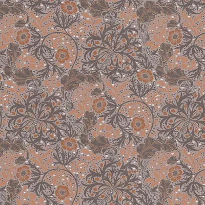 Produktbild von Profhome 390593-GU Blumen Tapete Floral braun orange-braun weiß grau 5,33 m2