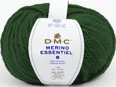 Immagine prodotto di DMC Merino Essentiel-8: fil spesso e morbido, composto da 55% Lana e 45%.poliacrilico (colore 867)