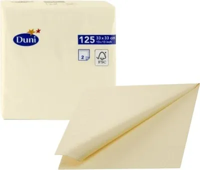 Immagine prodotto di Serwetki Duni kremowe 33 x 33 cm 250 sztuk