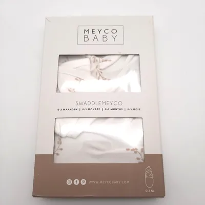 Productafbeelding van Meyco Baby Puckzak Branches Sand, 0-3 maanden, losse deken/wikkeldoek