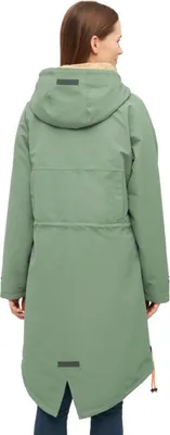 Produktbild von Derbe Phoebholm Dog - Damen Parka, Größe:44, Farbe:hedge green/caramel
